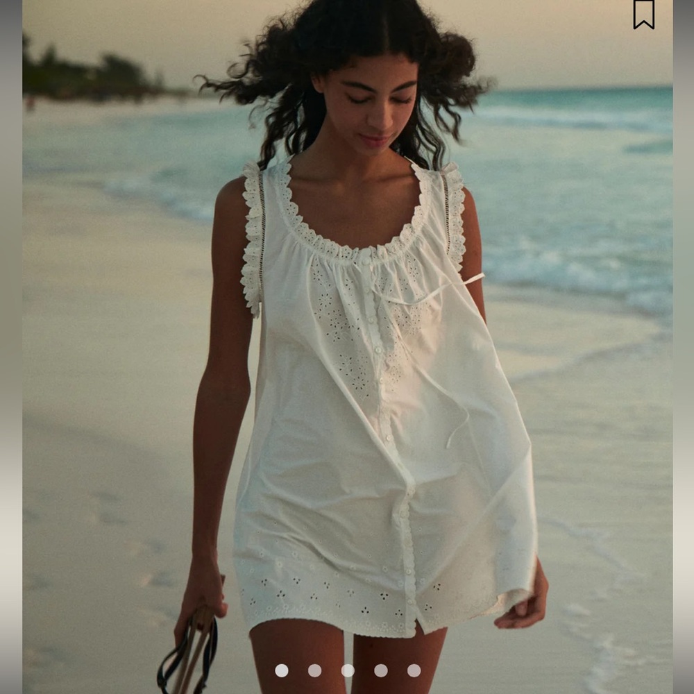 DOEN NESSIE DRESS SALT (White)
